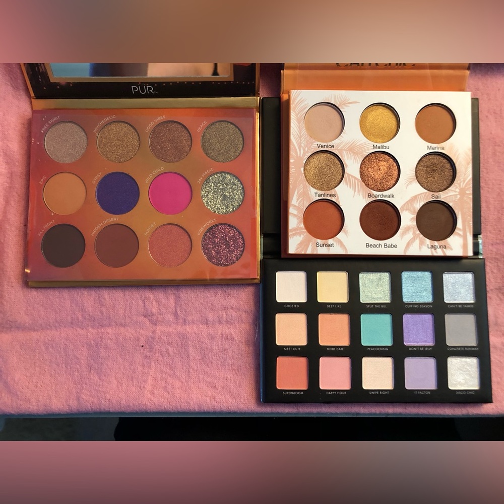Pur Festival Eyeshadow Pallet/Milano Gilded Pastel/Beauty Creations Cali Chic - Picture 5 of 5